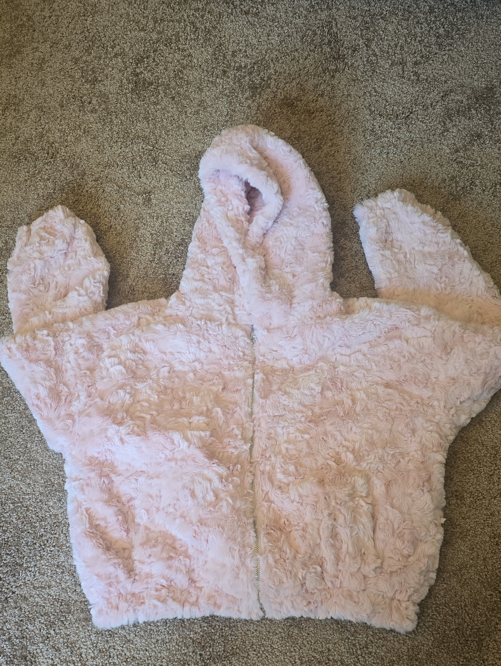 Stella Tweed Pink Faux Fur Collar Jacket